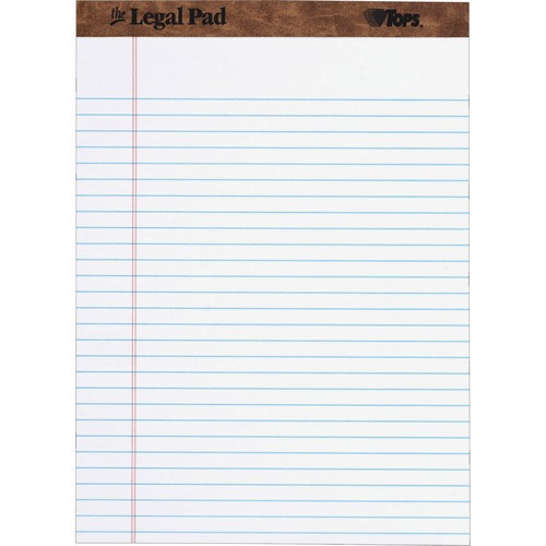 Legal Pad: 50 Sheets